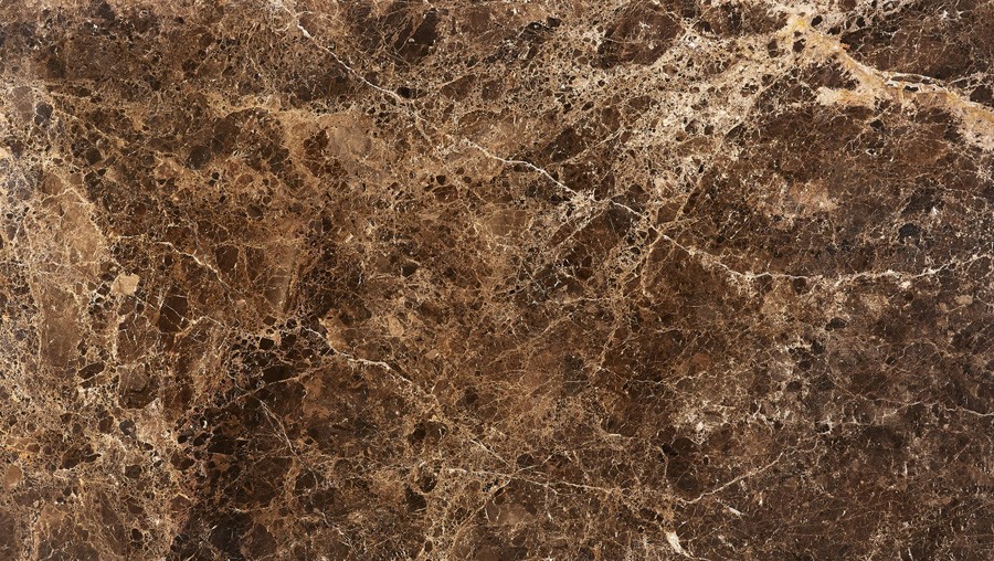 Dark Ermperador — natural stone slab for custom countertops and tables